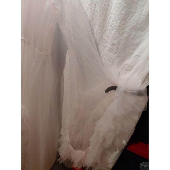 Unbranded Pink Size Small Oversized Women's Long Sleeve Maternity Robe Photoshot - Picture 3 of 13